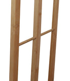 CARLA HOME Bamboo Towel Bar Holder Rack 3-Tier Freestanding for Bathroom and Bedroom