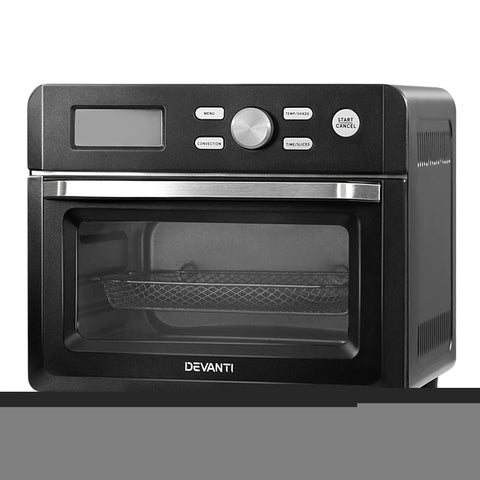 Devanti 20L Air Fryer Convection Oven LCD Fryers Kitchen Cooker Accessories