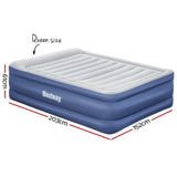 Bestway Queen Air Bed Inflatable Mattress Sleeping Mat Battery Built-in Pump