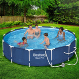 Bestway Swimming Pool Above Ground Filter Pump Steel Pro� Frame Pools 3.96M