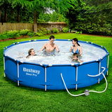 Bestway Swimming Pool Above Ground Filter Pump Steel Pro� Frame Pools 3.96M