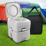 Weisshorn 20L Outdoor Portable Toilet Camping Potty Caravan Travel Boating wtih Carry Bag