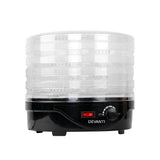 Devanti Food Dehydrator with 5 Trays - Black