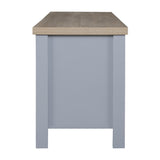 Artiss TV Cabinet Entertainment Unit Stand French Provincial Storage Shelf Wooden 130cm Grey