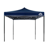 Instahut Gazebo Pop Up Marquee 3x3m Outdoor Tent Folding Wedding Gazebos Navy