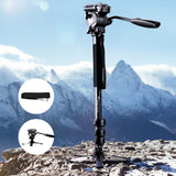 Weifeng Extendable Portable Camera Monopod Tripod - Black