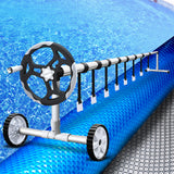 Aquabuddy Solar Swimming Pool Cover Blanket Roller Wheel Adjustable 9.5 X 5m