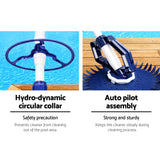 Aquabuddy Pool Cleaner Automatic 10m Vacuum Suction Swimming Pool Hose