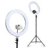 Embellir Ring Light 19" LED 6500K 5800LM Dimmable Diva With Stand Silver