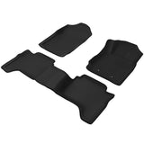 Weisshorn Car Floor Mats Rubber Fits Ford Ranger PX PX2 PX3 Dual Cab 2011-2022 3D