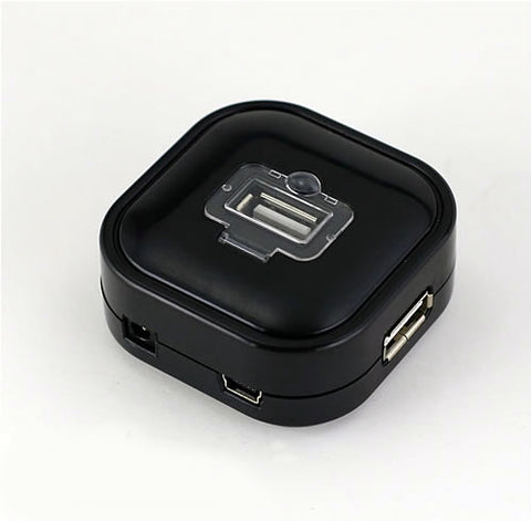 Hi-Speed USB 2.0 4 Port Hub Black