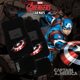 MARVEL AVENGERS 4-Piece Car Mat - CAPTAIN AMERICA