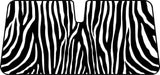 Premium Sun Shade [147cm x 68.5cm] - ZEBRA WHITE