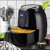 Kitchen Couture 3.5 Litre Digital Display Black Air Fryer Oil Free Cooking  Black