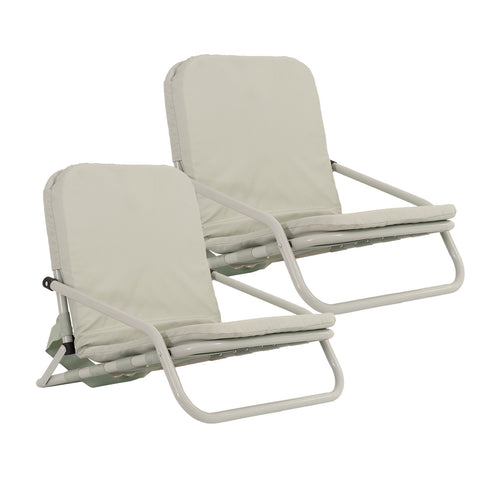 Havana Outdoors Beach Chair Portable Summer Camping Foldable Folding 2 Pack - Green