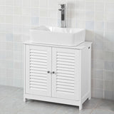 Bathroom Cabinet White 58 x 60 x 34 cm