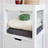 Freestanding Cabinet with 2 Drawers and Shelf for Bathroom