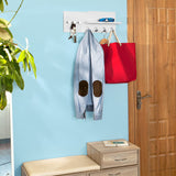 Wall Mounted Hook Rack with shelf