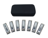 Freedom 7 Pack Harmonica Set Key of A B Flat C D E F G | 10 Hole MH1020-7