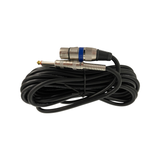 Wired Microphone 5m Lead XLR to 1/4" Jack WG-198