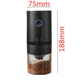 Electric Coffee Grinder Portable Black