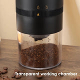 Electric Coffee Grinder Portable Black