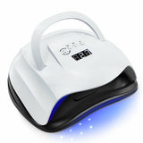 80W 42LED Nail Lamp UV SUN Gel Polish Dryer LCD Display White