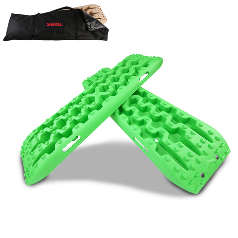 X-BULL Recovery tracks Sand tracks 2pcs Sand / Snow / Mud 10T 4WD Gen 3.0 - Green