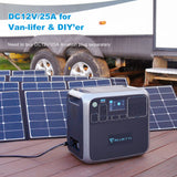 Bluetti Portable Power Station AC200P 2000WH 2000W Solar Genrator for Van Home Emergency Outdoor Camping Explore - Black