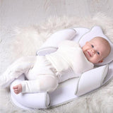 Bubba Blue Air+ Infant Sleep Positioner with Head Rest White 100576