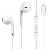 KIVEE MT30 Half in Ear Hi-Fi Stereo Earphone 1.2M White