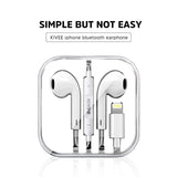 KIVEE MT30 Half in Ear Hi-Fi Stereo Earphone 1.2M White