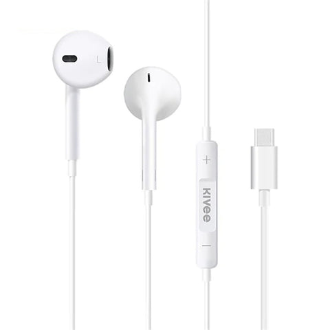 KIVEE MT31 Earphone with Type-C Interface 1.2M White