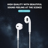 KIVEE MT31 Earphone with Type-C Interface 1.2M White