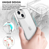 For iPhone 14 Case iCoverLover Shockproof Cover Clear