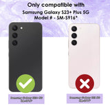 For Samsung Galaxy S23+ Plus Case iCoverLover Slim Shock-proof Cover Clear