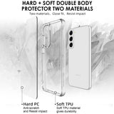 For Samsung Galaxy S23+ Plus Case iCoverLover Slim Shock-proof Cover Clear