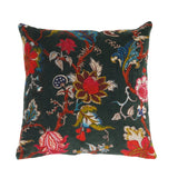 Mexican Painter Pillow Case, Frida Floral Decorative Cushion, Mexican Painter Art Garden Country Mexico Muertes Cushion Cover