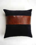 Genuine Leather Cushion Cover Pillow Cover Leather Pillow Leather Cushion Vintage Leather Tan Pillow Cover