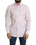 100% Authentic Dolce & Gabbana Light Pink Dress Shirt