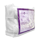 100% White Duck Feather Duvet / Doona /Quilt -Single