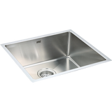 490x440mm Handmade Stainless Steel Undermount / Topmount Kitchen Laundry Sink with Waste