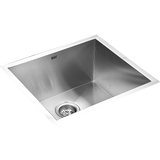 510x450mm Handmade Stainless Steel Undermount / Topmount Kitchen Laundry Sink with Waste