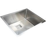 550x455mm Handmade 1.5mm Stainless Steel Undermount / Topmount Kitchen Sink with Square Waste