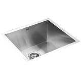 510x450mm Handmade Stainless Steel Undermount / Topmount Kitchen Laundry Sink with Waste