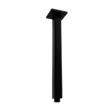 Shower Head Arm Wall Connector Electroplated Matte Black Finish