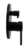 Shower Bath Mixer Diverter Tap WATERMARK Approved Electroplated Matte Black