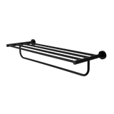 Classic Towel Bar Rail Bathroom Electroplated Matte Black Finish