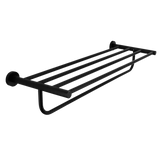 Classic Towel Bar Rail Bathroom Electroplated Matte Black Finish