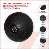 10kg Tyre Thread Slam Ball Dead Ball Medicine Ball for Gym Fitness